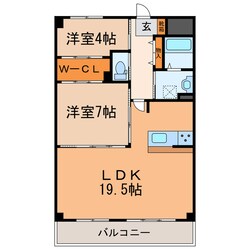 ロジュマン春日井の物件間取画像